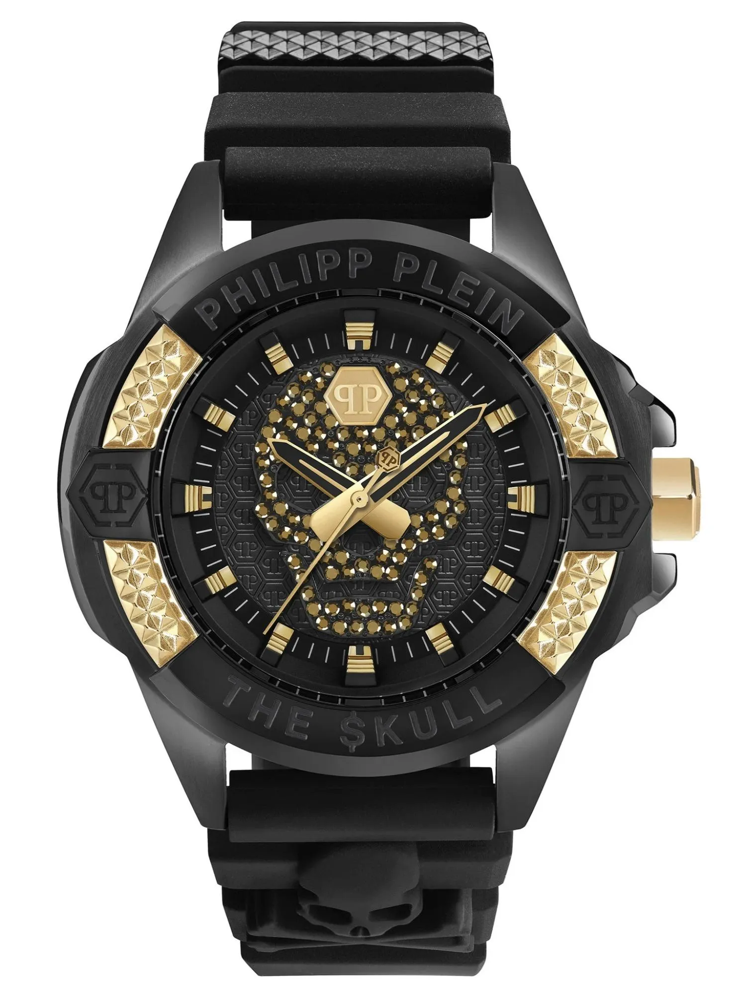 Philipp Plein Men 44 MM Size Black Dial Analog Watch - PWAAA1321