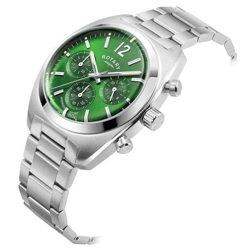 Rotary Avenger Sport Chrono Men's Green Watch GB05485/24