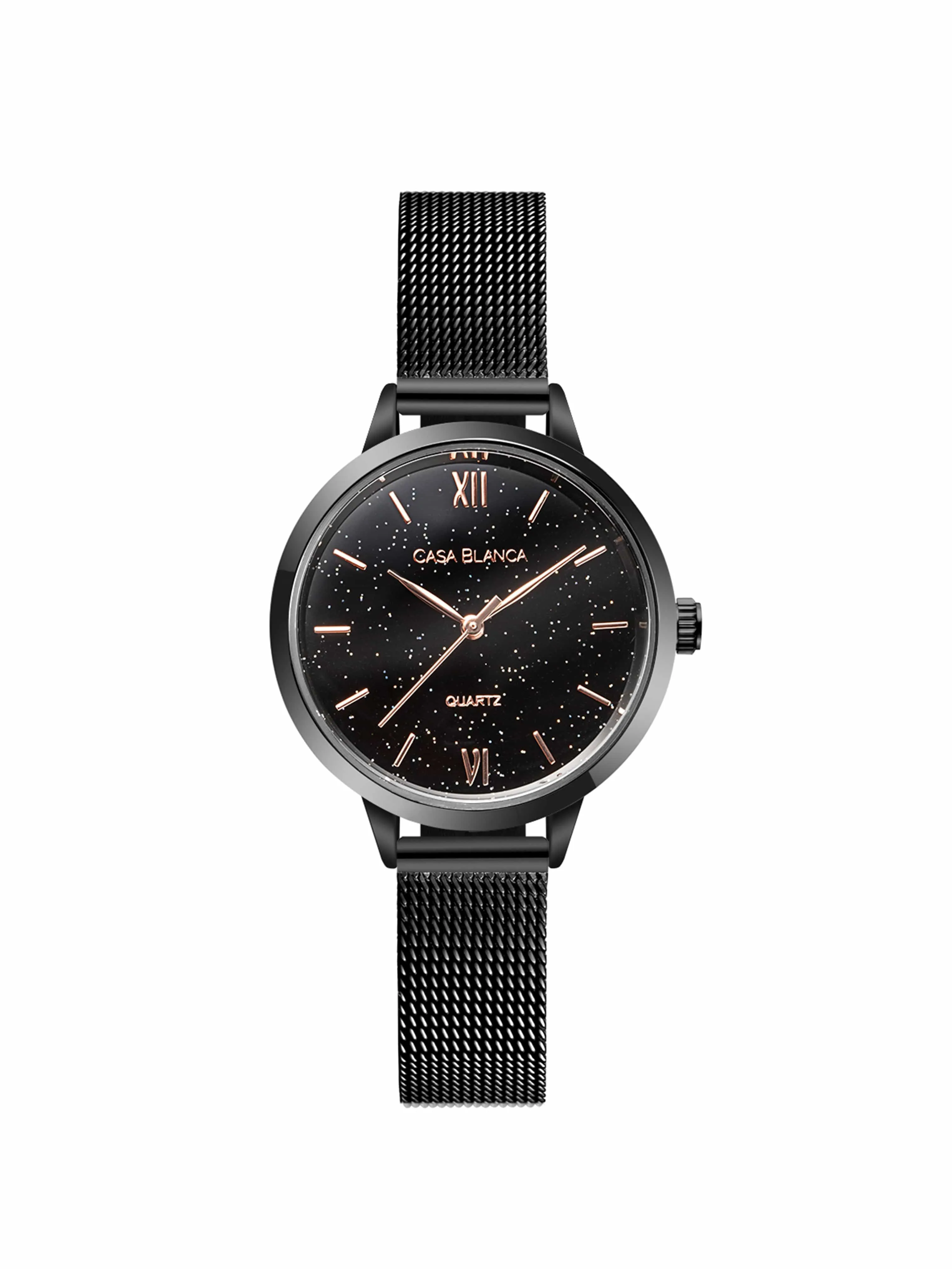 Starry Watch | Black Mesh Strap