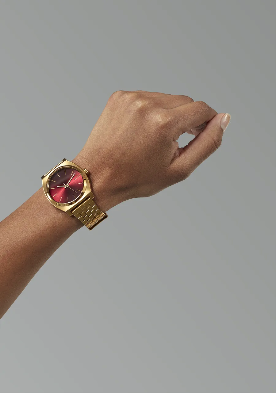 Time Teller - Gold / Oxblood Sunray