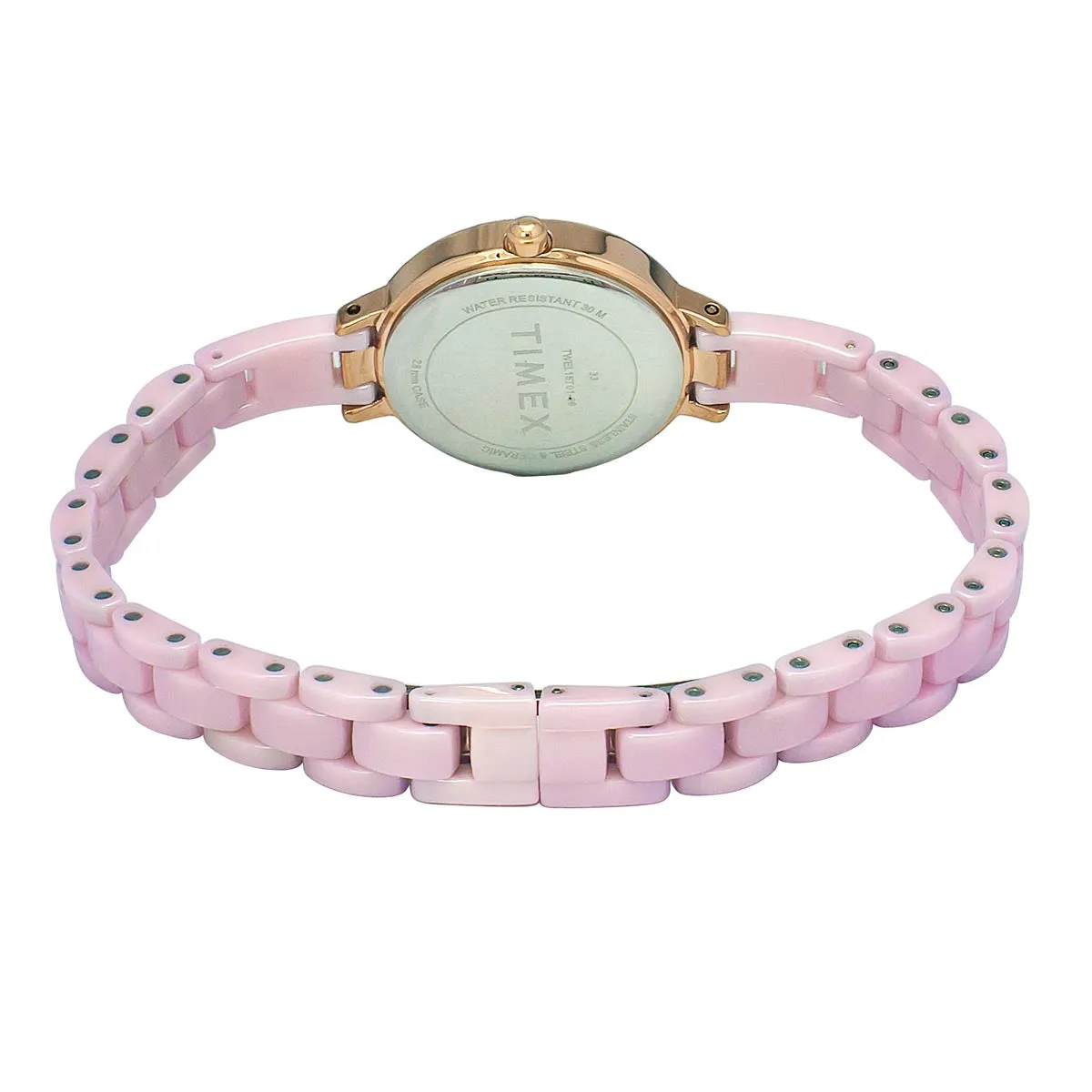 Timex Mother Of Pearl Pink Dial Women Analog Watch - TWEL15701