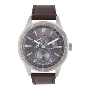 Tommy Hilfiger Multi-Function Grey Dial Men's Watch - TH1791637 (Free Size)