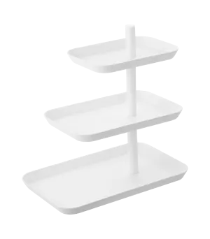 Tower Jewelry   Accessory Trays - Steel: White