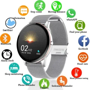 Unisex Colour Screen Multifunction Sport Smart Watches