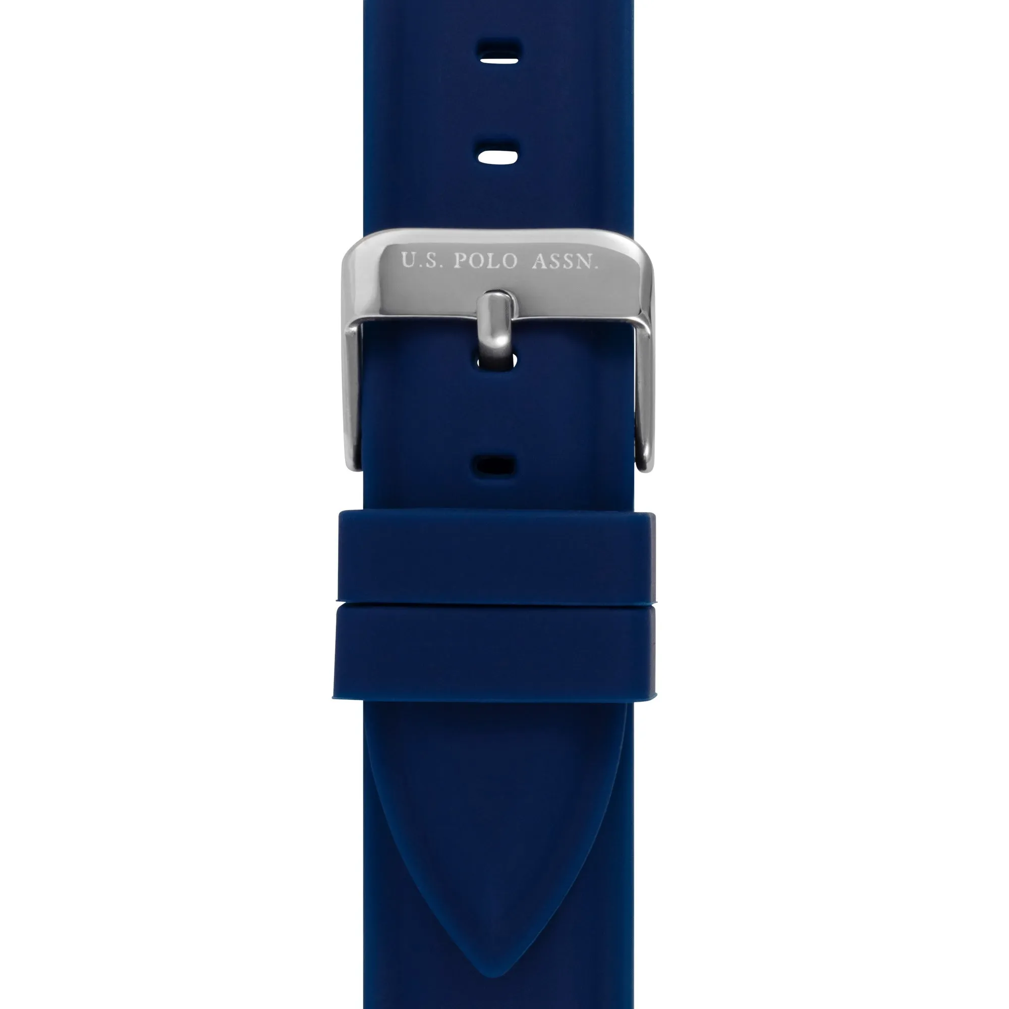 US POLO KIDS BLUE SILICONE STRAP WITH S.S. BUCKLE & SOFT TOUCH FINISHING