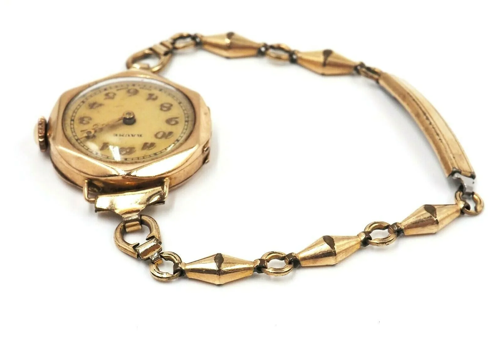 Vintage c.1920s Baume 9ct Yellow Gold Windup Watch