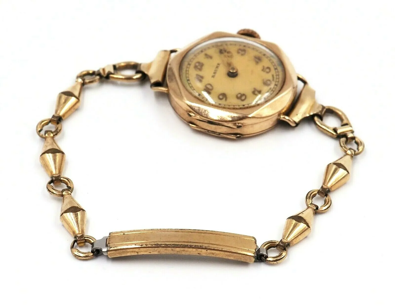 Vintage c.1920s Baume 9ct Yellow Gold Windup Watch