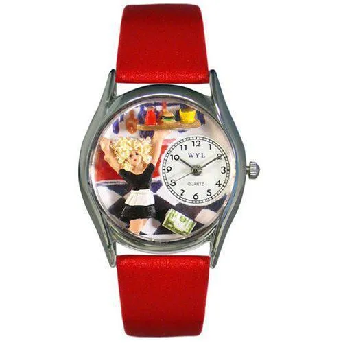 Waitress Watch Small Silver Style