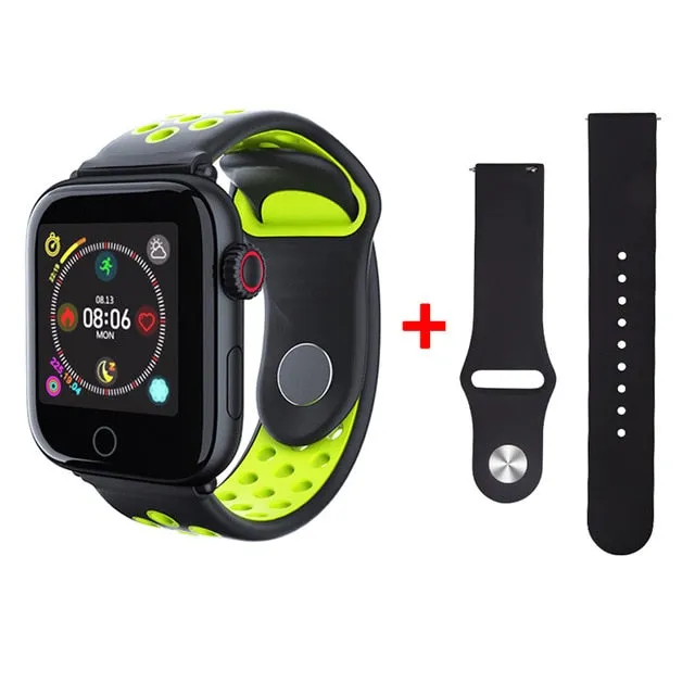 Waterproof Smartwatch Heart Rate Monitor Blood Pressure Fitness iPhone iOS Android