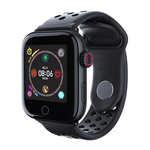 Waterproof Smartwatch Heart Rate Monitor Blood Pressure Fitness iPhone iOS Android