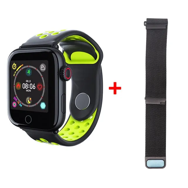 Waterproof Smartwatch Heart Rate Monitor Blood Pressure Fitness iPhone iOS Android