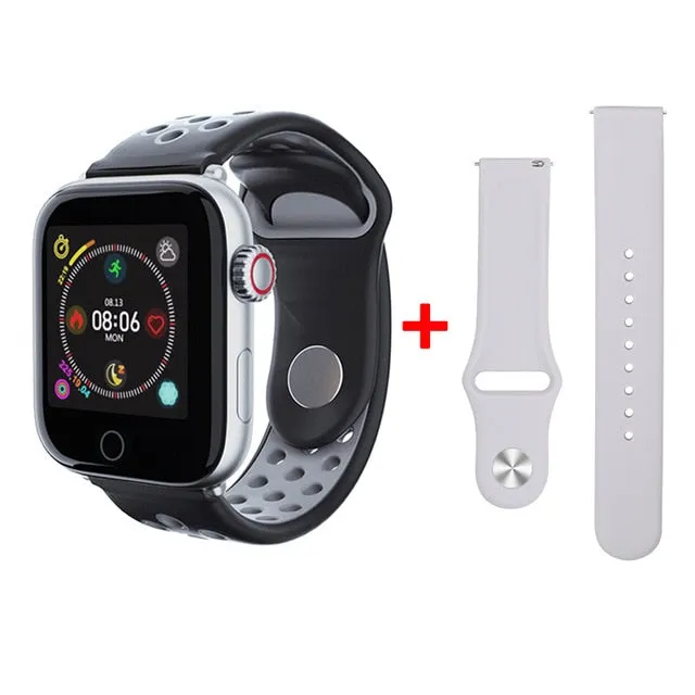 Waterproof Smartwatch Heart Rate Monitor Blood Pressure Fitness iPhone iOS Android