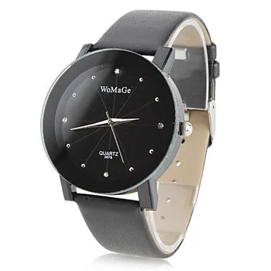 WoMaGe Luxury Crystal Watch Women Watches Leather Ladies Watch Women's Watches Clock montre femme relogio feminino reloj mujer