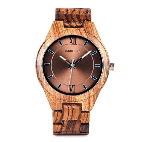 Zebra Luxury Wooden Watch