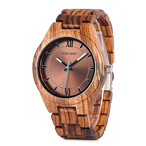 Zebra Luxury Wooden Watch